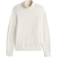 Tommy Hilfiger Leichter Rollkragenpullover mit Kaschmiranteil und kleiner Flag-Stickerei in L von Tommy Hilfiger