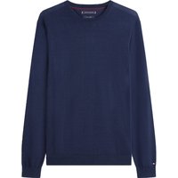 Tommy Hilfiger Leichter Strick-Pullover mit Lyocell und Logo-Stickerei in L von Tommy Hilfiger