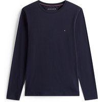 Tommy Hilfiger Longsleeve mit Stretch und Logo-Aufnäher, Extra Slim Fit in M von Tommy Hilfiger