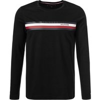 Tommy Hilfiger Herren Longsleeve schwarz Slim Fit Tommy Hilfiger Herren Longsleeve schwarz Slim Fit von Tommy Hilfiger
