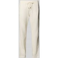 Tommy Hilfiger Loose Fit Stoffhose aus Leinen-Mix Modell 'HARLEM' in Weiss, Größe 34/32 von Tommy Hilfiger