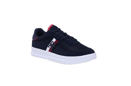 Tommy Hilfiger Low Sneaker Supercup Mix, 11-Deutsch:42, Color:blau von Tommy Hilfiger