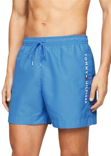 Tommy Hilfiger Herren Badeshorts Medium Drawstring Mittelland, Blau (Blue Spell), XL von Tommy Hilfiger