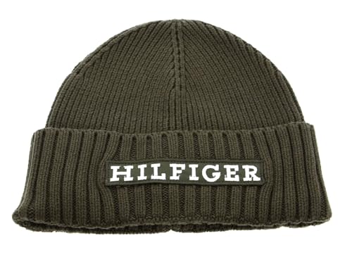 Tommy Hilfiger MONOTYPE BEANIE, KHAKI, kahki(rbn), Gr. OS von Tommy Hilfiger