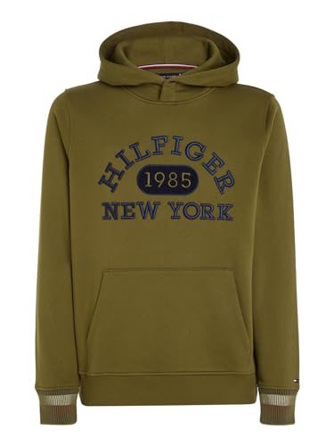 Tommy Hilfiger MONOTYPE COLLEGIATE HOODIE, GREEN, grün(ms (2)), Gr. L von Tommy Hilfiger