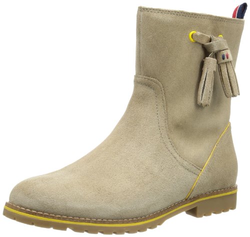 Tommy Hilfiger Mädchen Anna 4W Schlupfstiefel, Beige (Atmosphere 955) von Tommy Hilfiger