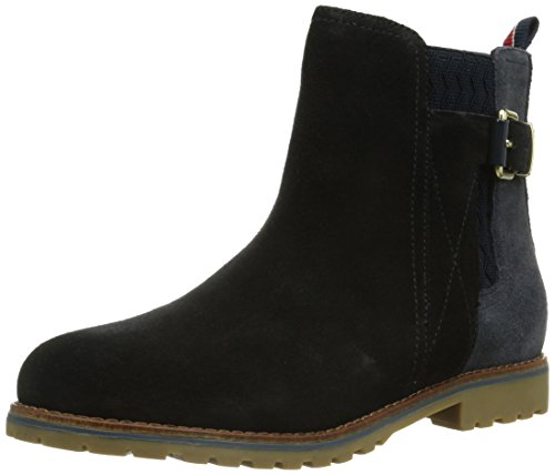 Tommy Hilfiger Mädchen Anna 8B Chelsea Boots, Blau (Midnight/Grey Blue 403), 40 EU (7 Kinder UK) von Tommy Hilfiger