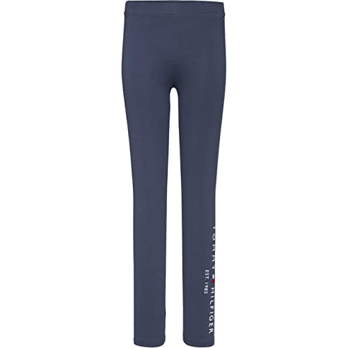 Tommy Hilfiger Mädchen Essential KG0KG06586 Leggings, Blau (Twilight Navy), 14 Jahre von Tommy Hilfiger