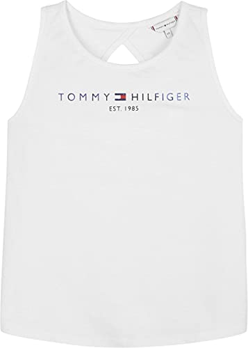 Tommy Hilfiger Mädchen GRAPHIC TANKTOP Hemd, weiß, 98 von Tommy Hilfiger