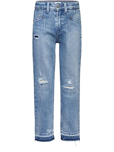 Tommy Hilfiger Mädchen Jeans HR Tapered Destr 10 Jahre Blau KG0KG060731AA von Tommy Hilfiger