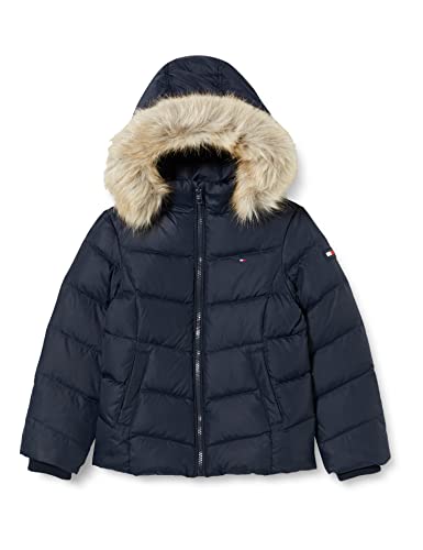 Tommy Hilfiger Mädchen Essential DOWN Jacket 980 Daunenmantel, Desert Sky, 86 von Tommy Hilfiger