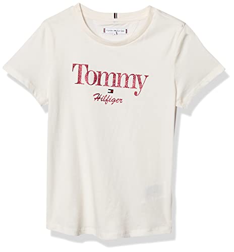 Tommy Hilfiger Mädchen Kg0kg06821 T-Shirts, Ancient White, 9 Monate von Tommy Hilfiger