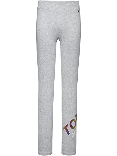 Tommy Hilfiger Mädchen Multi Shine Print Leggings 14 Jahre Grau KG0KG06135P01 von Tommy Hilfiger