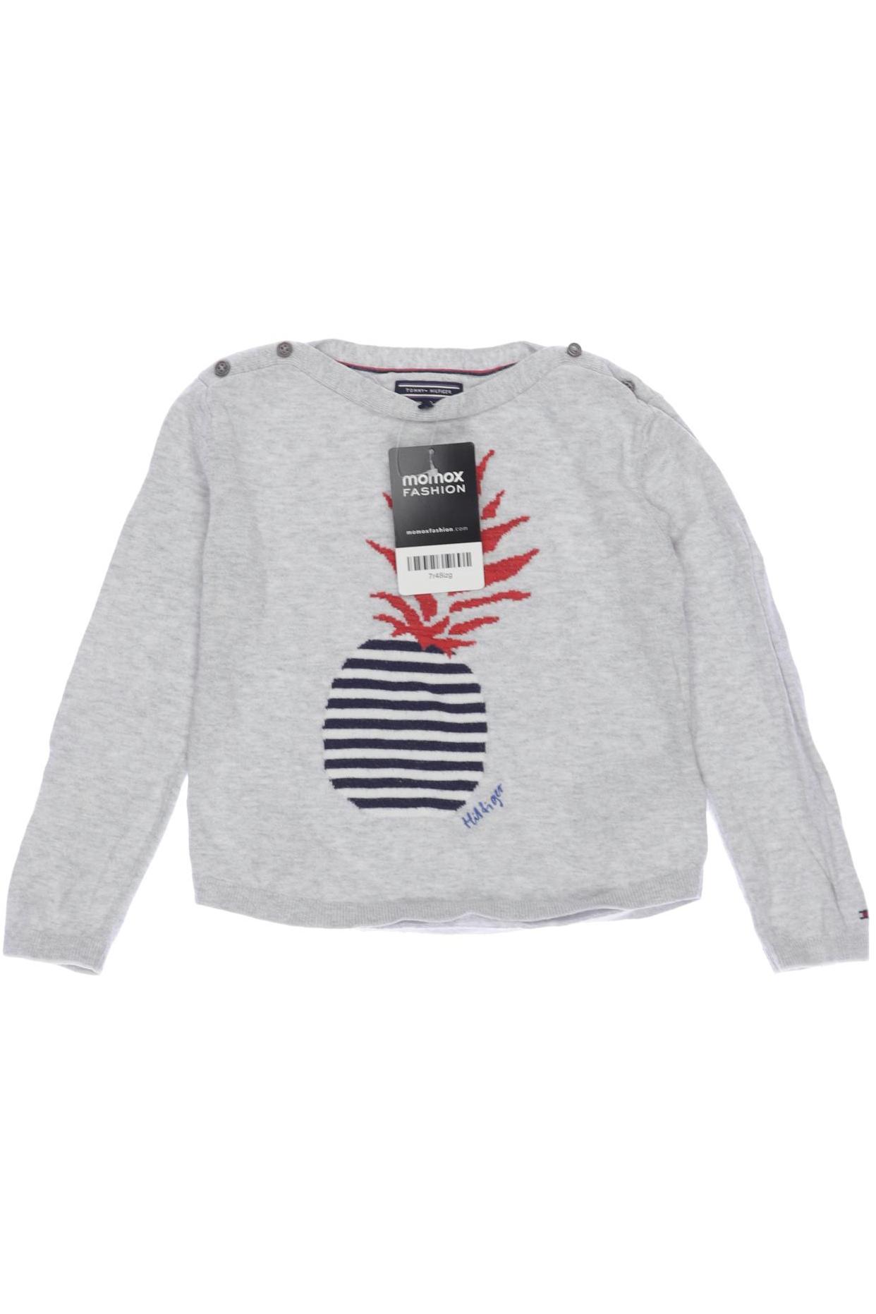 Tommy Hilfiger Mädchen Pullover, grau von Tommy Hilfiger