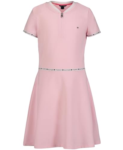 Tommy Hilfiger Mädchen Short Sleeve Flag Dress, Sporty Style with Classic Logo Design & Taping Trim Kleid, Rosaroter Reißverschluss, 12-14 Tommy Hilfiger Mädchen Short Sleeve Flag Dress, Sporty Style with Classic Logo Design & Taping Trim Kleid, Rosaroter Reißverschluss, 12-14 von Tommy Hilfiger