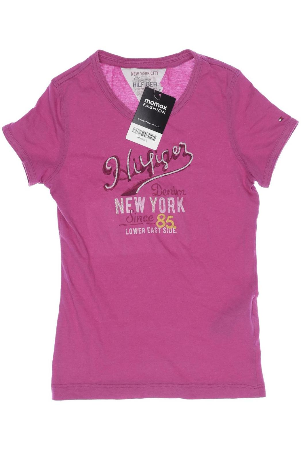 Tommy Hilfiger Mädchen T-Shirt, pink von Tommy Hilfiger