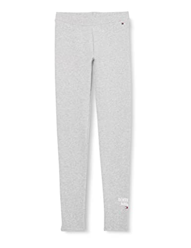 Tommy Hilfiger Mädchen Tommy Graphic Legging Jogginghose Damen, Light Grey Heather, 12 Monate von Tommy Hilfiger