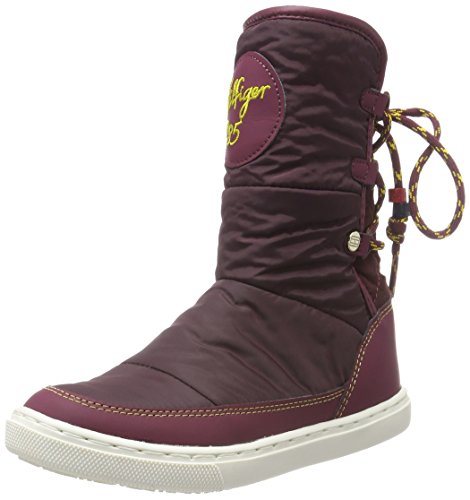 Tommy Hilfiger W3285OOLIE JR 1C2, Mädchen Kurzschaft Schlupfstiefel, Violett (Burgundy 619), 31 EU (12.5 Kinder UK) von Tommy Hilfiger