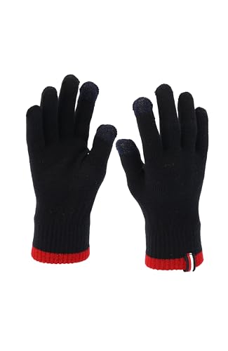 Tommy Hilfiger Magischer Herren-Handschuh mit Touchscreen-Technologie, Marineblau, Einheitsgröße von Tommy Hilfiger