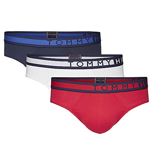 Tommy Hilfiger Men - 3-Pack Multicolor Signature Briefs - Size S von Tommy Hilfiger