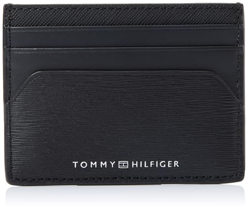 Tommy Hilfiger Men TH PLAQUE CC HOLDER, Black, One Size von Tommy Hilfiger
