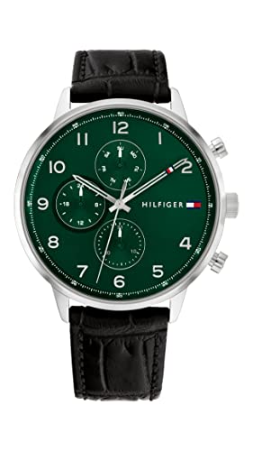 Tommy Hilfiger Multi Zifferblatt Quarz Uhr für Herren mit Schwarzes Lederarmband - 1791985 Tommy Hilfiger Multi Zifferblatt Quarz Uhr für Herren mit Schwarzes Lederarmband - 1791985 von Tommy Hilfiger
