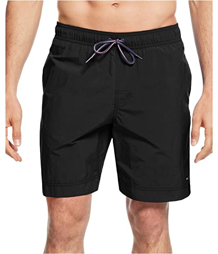 Tommy Hilfiger Men's Big and Tall Swim Trunks, Black, TL-3XL von Tommy Hilfiger