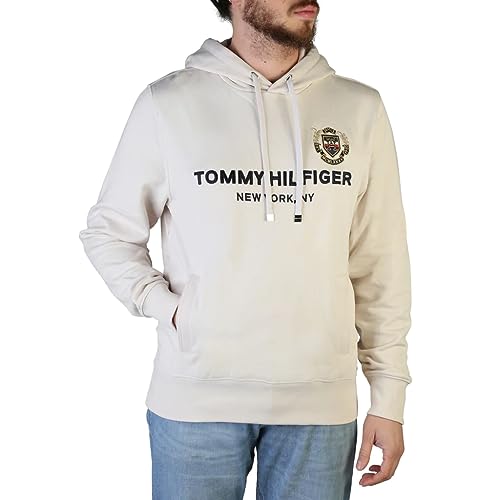 Tommy Hilfiger - Men's Hoodie with Crest and Logo - Size S von Tommy Hilfiger