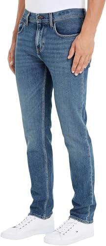 Tommy Hilfiger Men's Straight Denton STR OTTO Blue Straight, Otto Blue, 31W / 36L von Tommy Hilfiger