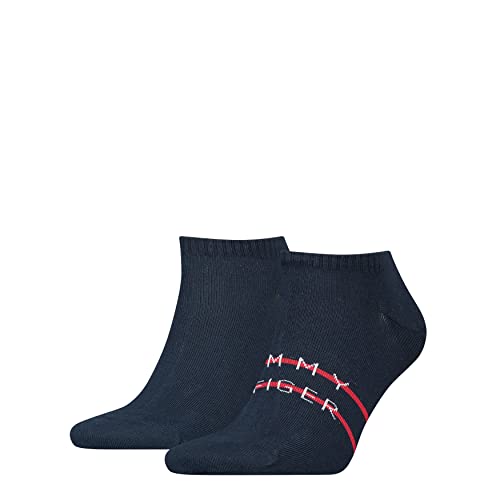 Tommy Hilfiger Herren Sneaker Socken, Marineblau, 43/46 (2er Pack) von Tommy Hilfiger