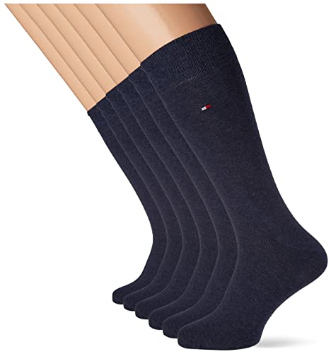 Tommy Hilfiger Herren Sock 6 Pack Ecom, jeans, 39-42 EU von Tommy Hilfiger