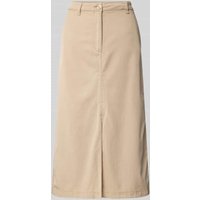 Tommy Hilfiger Midi-Chino-Rock aus Lyocell-Baumwoll-Mix in Sand, Größe 34 Tommy Hilfiger Midi-Chino-Rock aus Lyocell-Baumwoll-Mix in Sand, Größe 34 von Tommy Hilfiger