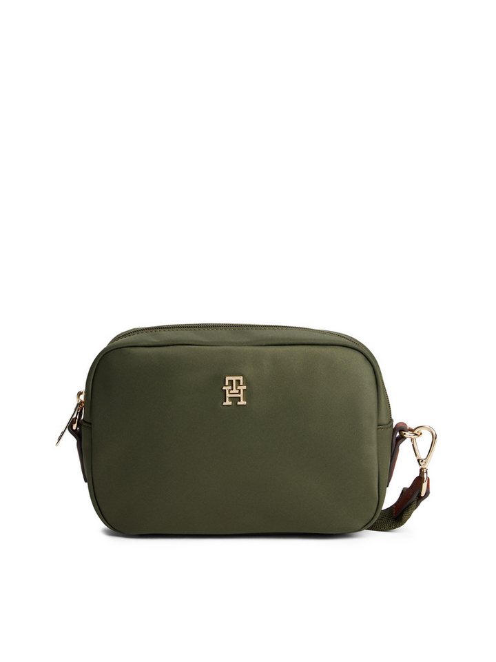 Tommy Hilfiger Mini Bag POPETTE CAMERA BAG, Damen Umhängetasche, Schultertasche mit TH-Schmuckelement von Tommy Hilfiger