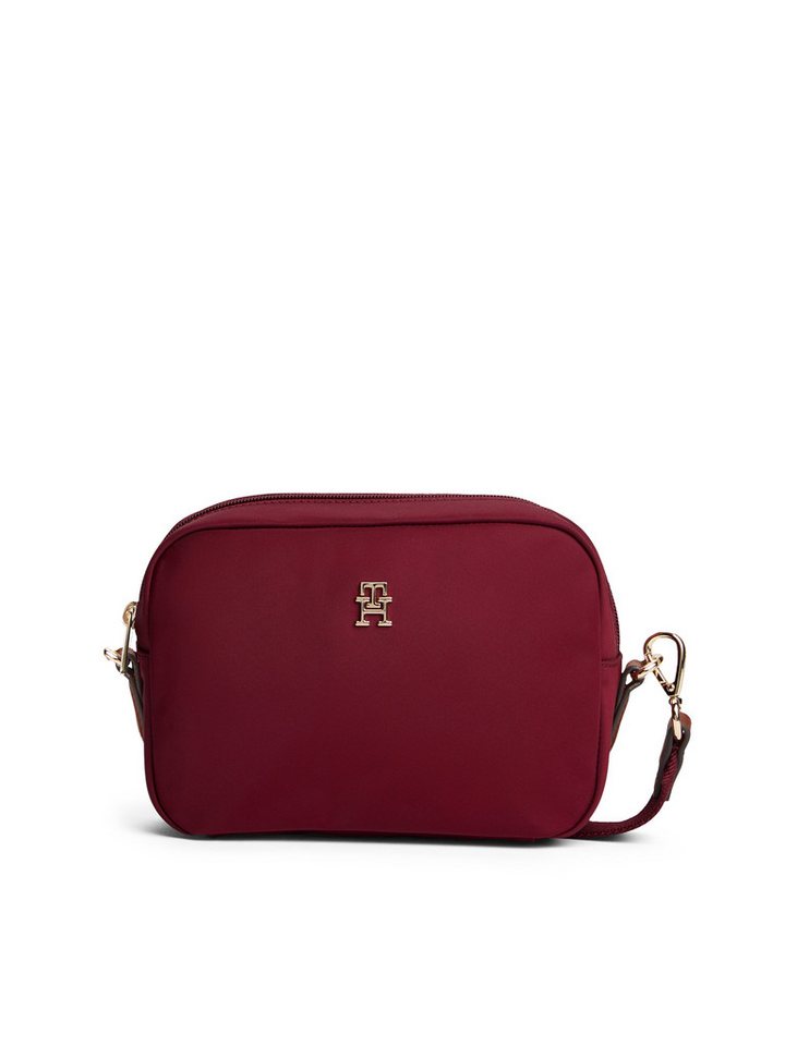 Tommy Hilfiger Mini Bag POPETTE CAMERA BAG, Damen Umhängetasche, Schultertasche mit TH-Schmuckelement von Tommy Hilfiger