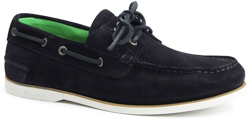 Tommy Hilfiger Mokassin Wildleder Navy - Größe 41 von Tommy Hilfiger