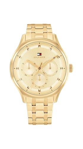 Tommy Hilfiger Multi Zifferblatt Quarz Uhr für Damen mit Goldfarben Edelstahlarmband - 1782751 Tommy Hilfiger Multi Zifferblatt Quarz Uhr für Damen mit Goldfarben Edelstahlarmband - 1782751 von Tommy Hilfiger