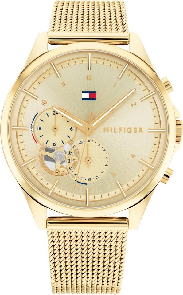 Tommy Hilfiger Multifunktionsuhr 1782417, Quarzuhr, Armbanduhr, Damenuhr, Datum, 12/24-Stunden-Anzeige von Tommy Hilfiger