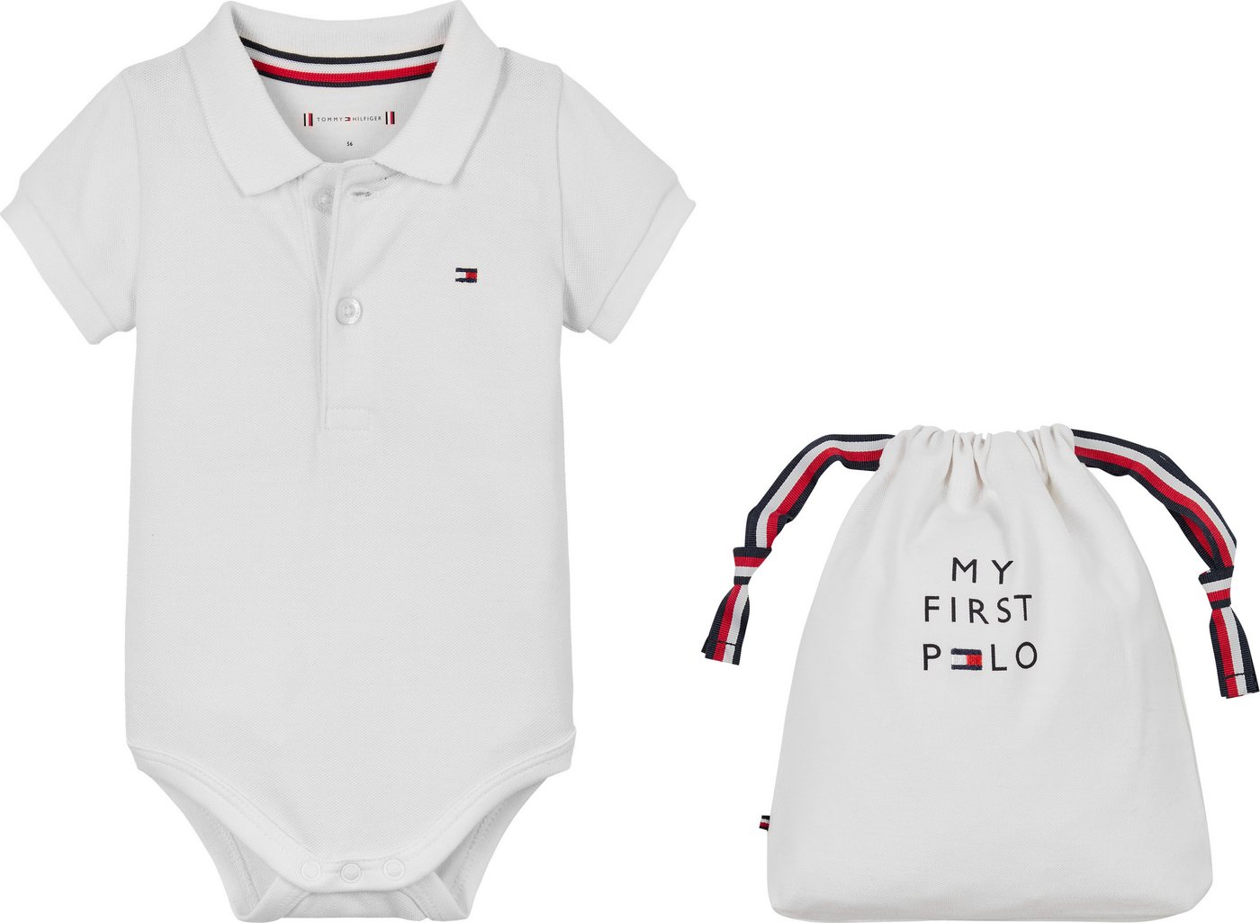 Tommy Hilfiger Neugeborenen-Geschenkset POLO BODY GIFTPACK (Set, 2-tlg., 2er) mit Polokragen von Tommy Hilfiger