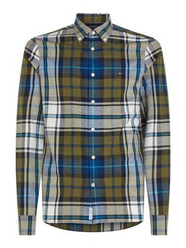 Tommy Hilfiger OXFORD TOMMY TARTAN BIG SF SHIRT, grün(green), Gr. L von Tommy Hilfiger