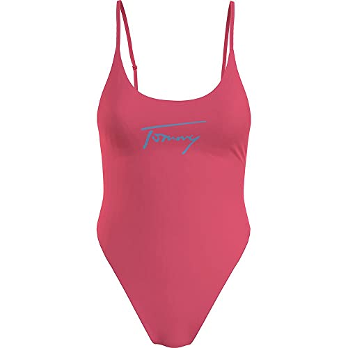 Tommy Hilfiger One Piece Swinsuit UW0UW04093 Badeanzug (Coral (TJN), L) von Tommy Hilfiger