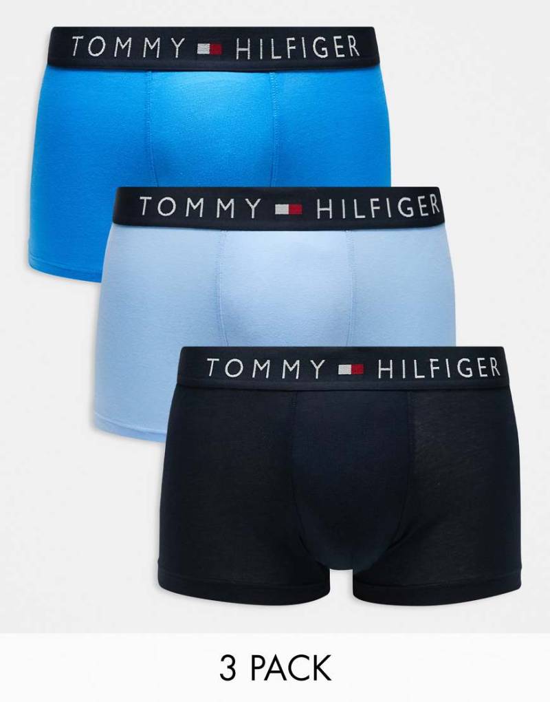 Tommy Hilfiger - Original - 3er-Pack Unterhosen in verschiedenen Farben-Bunt von Tommy Hilfiger
