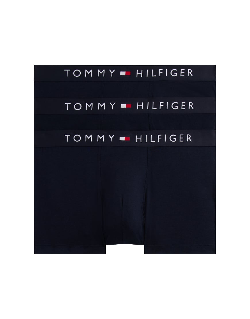 Tommy Hilfiger - Original - 3er-Pack eng geschnittene Boxershorts in Marineblau von Tommy Hilfiger