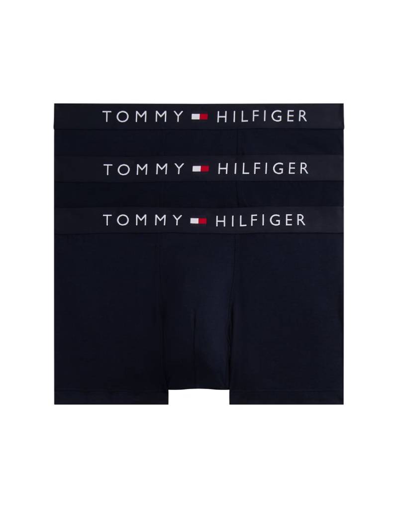 Tommy Hilfiger - Original - 3er-Pack eng geschnittene Boxershorts in Marineblau von Tommy Hilfiger