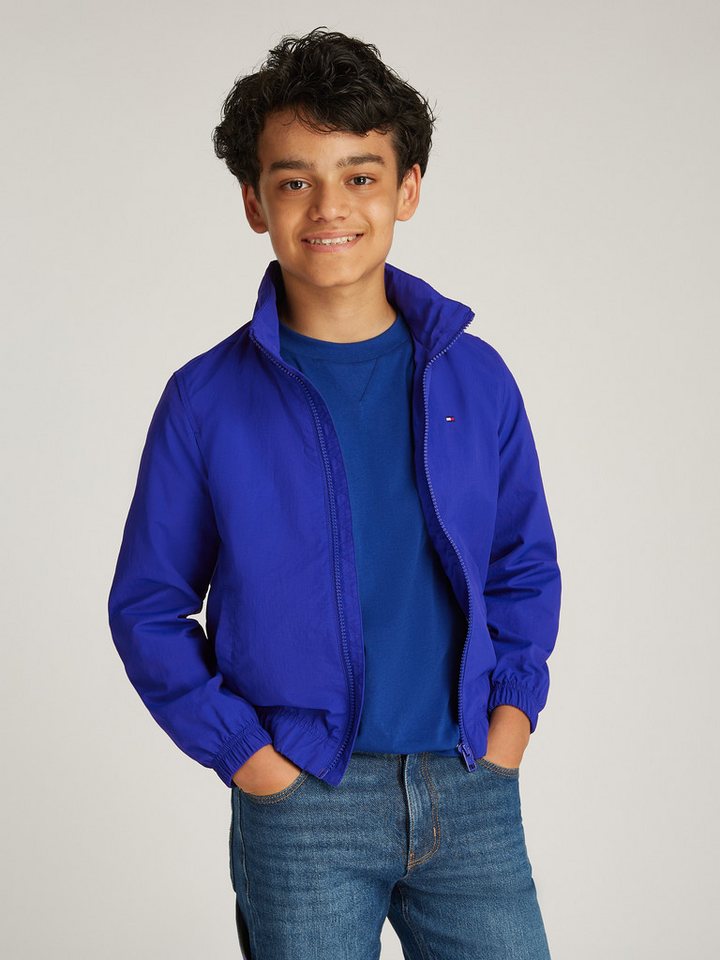 Tommy Hilfiger Outdoorjacke ESSENTIAL JACKET mit Logo-Patch von Tommy Hilfiger