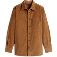 Tommy Hilfiger Overshirt aus Baumwollcord mit Label-Aufnäher, Relaxed Fit in L von Tommy Hilfiger