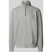 Tommy Hilfiger Oversized Pullover aus Baumwoll-Mix in Hellgrau, Größe M von Tommy Hilfiger