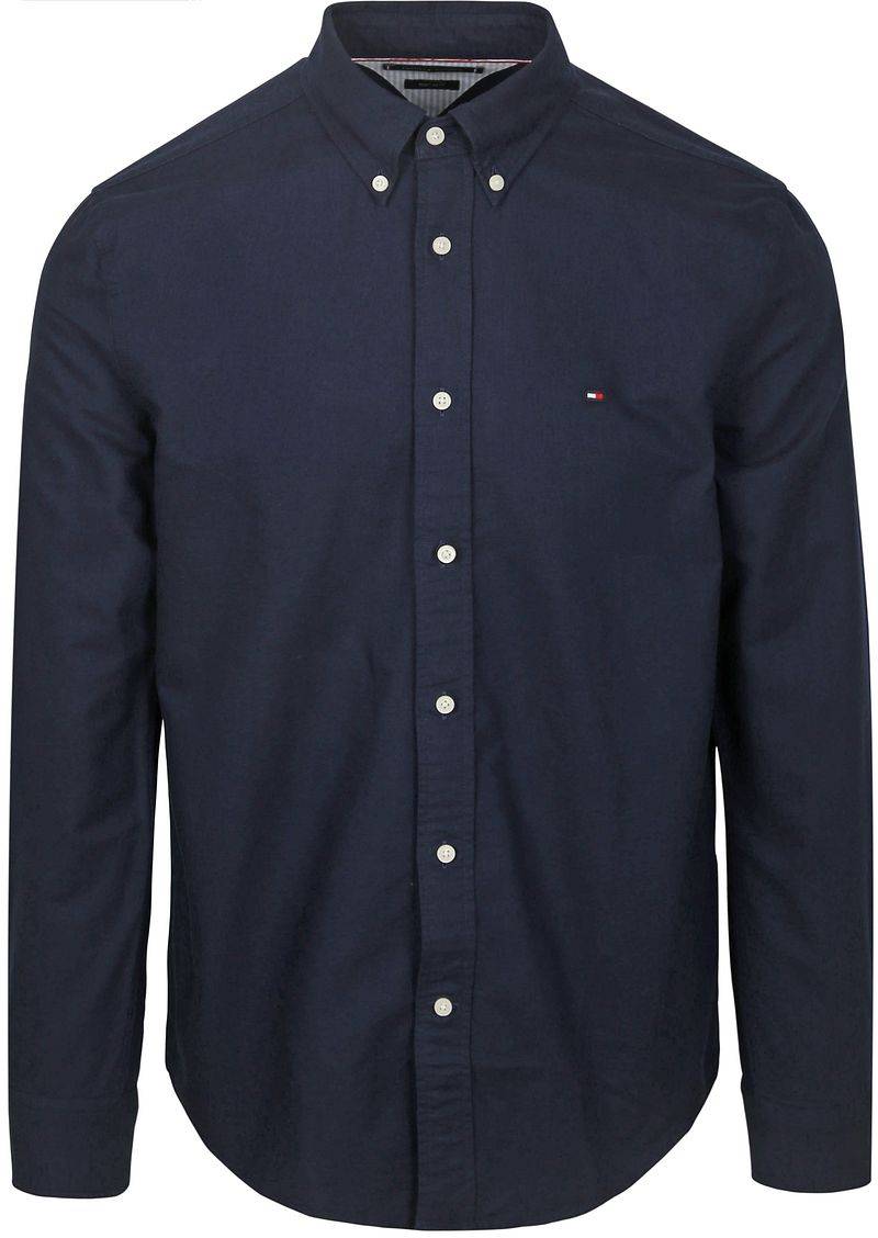 Tommy Hilfiger Oxford Hemd Navy - Größe L von Tommy Hilfiger