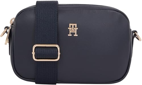 Tommy Hilfiger Damen Umhängetasche Poppy Reform Camera Bag Klein, Blau (Space Blue), Einheitsgröße von Tommy Hilfiger