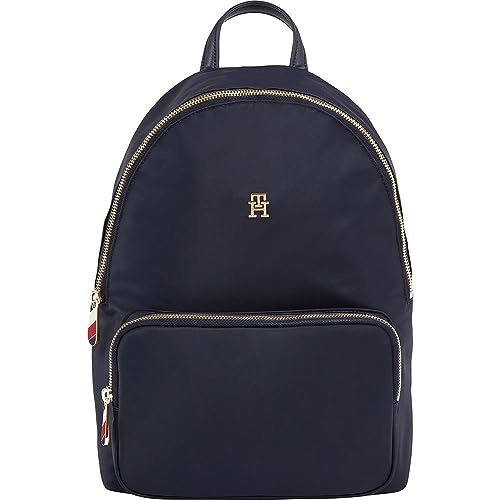 Tommy Hilfiger Damen Rucksack Poppy Backpack Mittelgroß, Blau (Space Blue), Einheitsgröße von Tommy Hilfiger