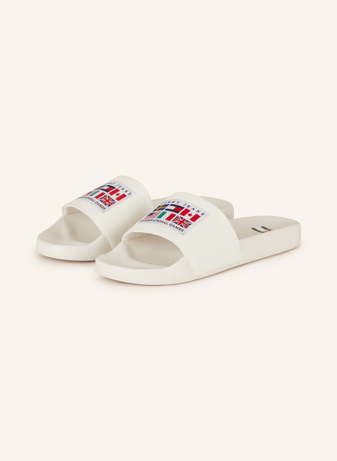 Tommy Hilfiger Pantoletten weiss von Tommy Hilfiger